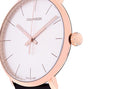  Shop Authentic Calvin Klein High Noon Silver Dial Brown Leather Strap Watch for Men - K8M216G6 - Luxxuri