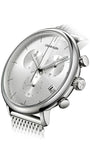  Shop Authentic Calvin Klein High Noon Silver Dial Silver Mesh Bracelet Watch for Men - K8M27126 - Luxxuri