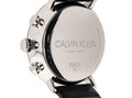  Shop Authentic Calvin Klein High Noon Chronograph Black Dial Black Leather Strap Watch for Men - K8M271C1 - Luxxuri