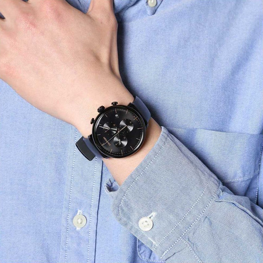  Shop Authentic Calvin Klein High Noon Black Dial Black Mesh Bracelet Watch for Women - K8M27421 - Luxxuri