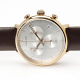  Shop Authentic Calvin Klein High Noon Silver Dial Brown Leather Strap Watch for Men - K8M276G6 - Luxxuri