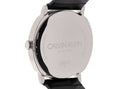  Shop Authentic Calvin Klein Posh Silver Dial Black Leather Strap Watch for Men - K8Q311C6 - Luxxuri