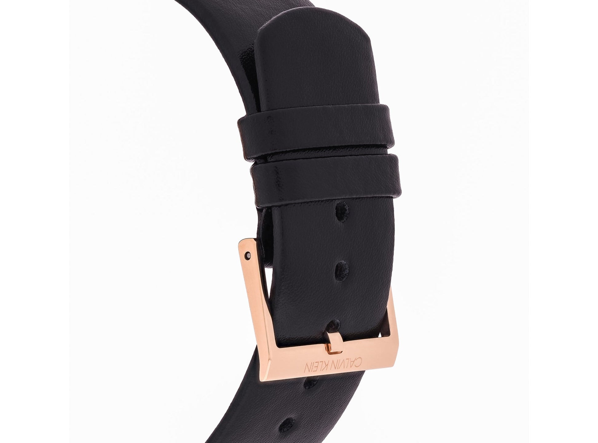 Shop Authentic Calvin Klein Posh Black Dial Black Leather Strap Watch for Men - K8Q316C3 - Luxxuri