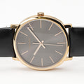  Shop Authentic Calvin Klein Posh Black Dial Black Leather Strap Watch for Men - K8Q316C3 - Luxxuri