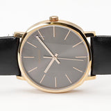  Shop Authentic Calvin Klein Posh Black Dial Black Leather Strap Watch for Men - K8Q316C3 - Luxxuri