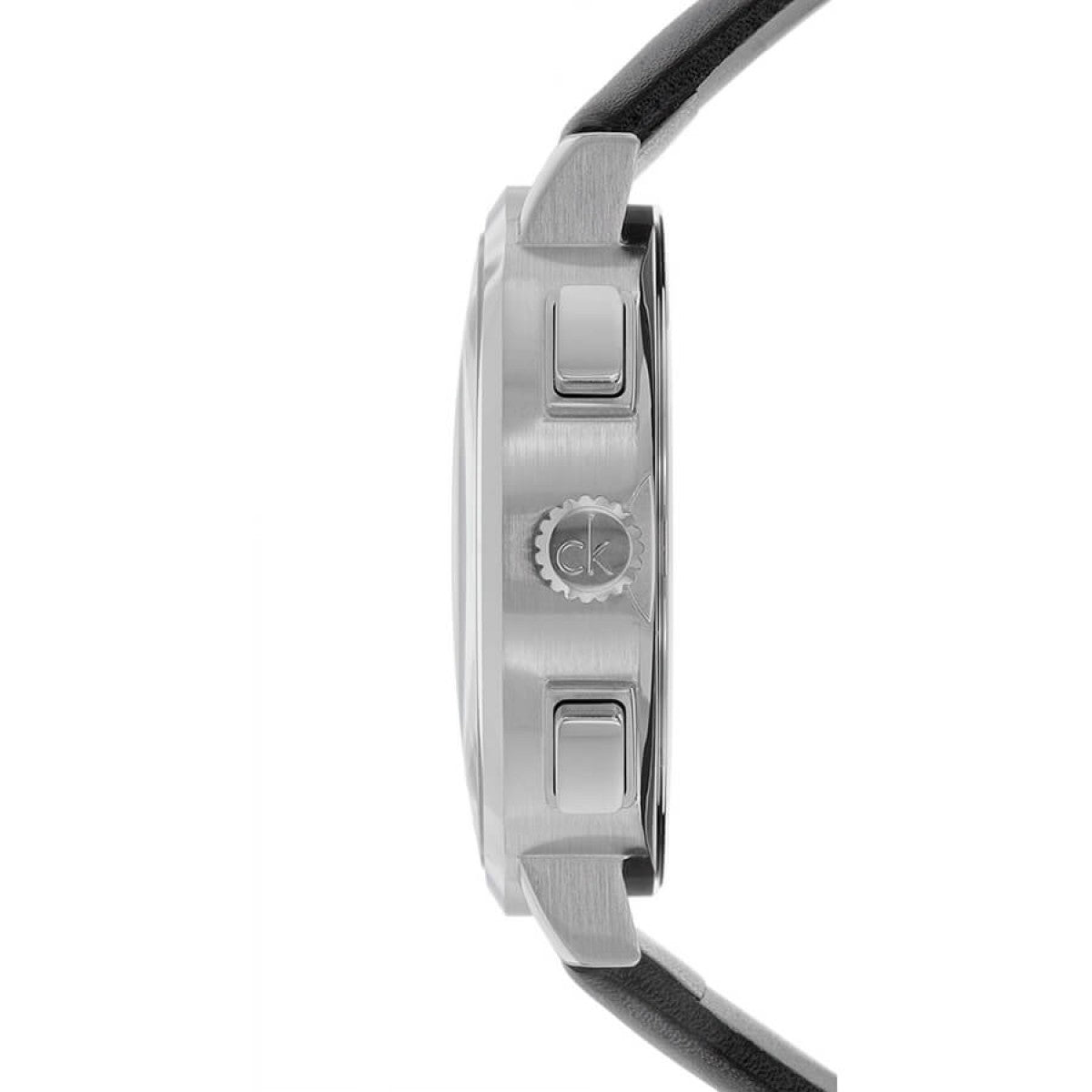  Shop Authentic Calvin Klein Posh Black Dial Black Leather Strap Watch for Men - K8Q371C1 - Luxxuri