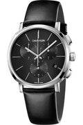  Shop Authentic Calvin Klein Posh Black Dial Black Leather Strap Watch for Men - K8Q371C1 - Luxxuri