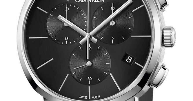  Shop Authentic Calvin Klein Posh Black Dial Black Leather Strap Watch for Men - K8Q371C1 - Luxxuri
