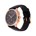 Shop Authentic Calvin Klein Posh Grey Dial Black Leather Strap Watch for Men - K8Q376C3 - Luxxuri