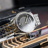  Shop Authentic Tissot T Classic T One Automatic Grey Dial Silver Steel Strap Watch For Men - T038.430.11.067.00 - Luxxuri