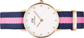  Shop Authentic Daniel Wellington Classy Winchester White Dial Two Tone NATO Strap Watch For Women - DW00100065 - Luxxuri