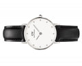  Shop Authentic Daniel Wellington Classy Sheffield White Dial Black Leather Strap Watch For Women - DW00100068 - Luxxuri