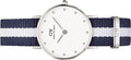  Shop Authentic Daniel Wellington Classy Glasgow White Dial Two Tone NATO Strap Watch For Women - DW00100074 - Luxxuri