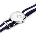  Shop Authentic Daniel Wellington Classy Glasgow White Dial Two Tone NATO Strap Watch For Women - DW00100074 - Luxxuri