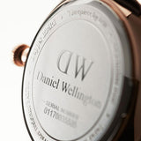  Shop Authentic Daniel Wellington Dapper Reading White Dial Black Leather Strap Watch For Men - DW00100107 - Luxxuri