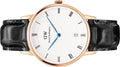  Shop Authentic Daniel Wellington Dapper Reading White Dial Black Leather Strap Watch For Women - DW00100118 - Luxxuri