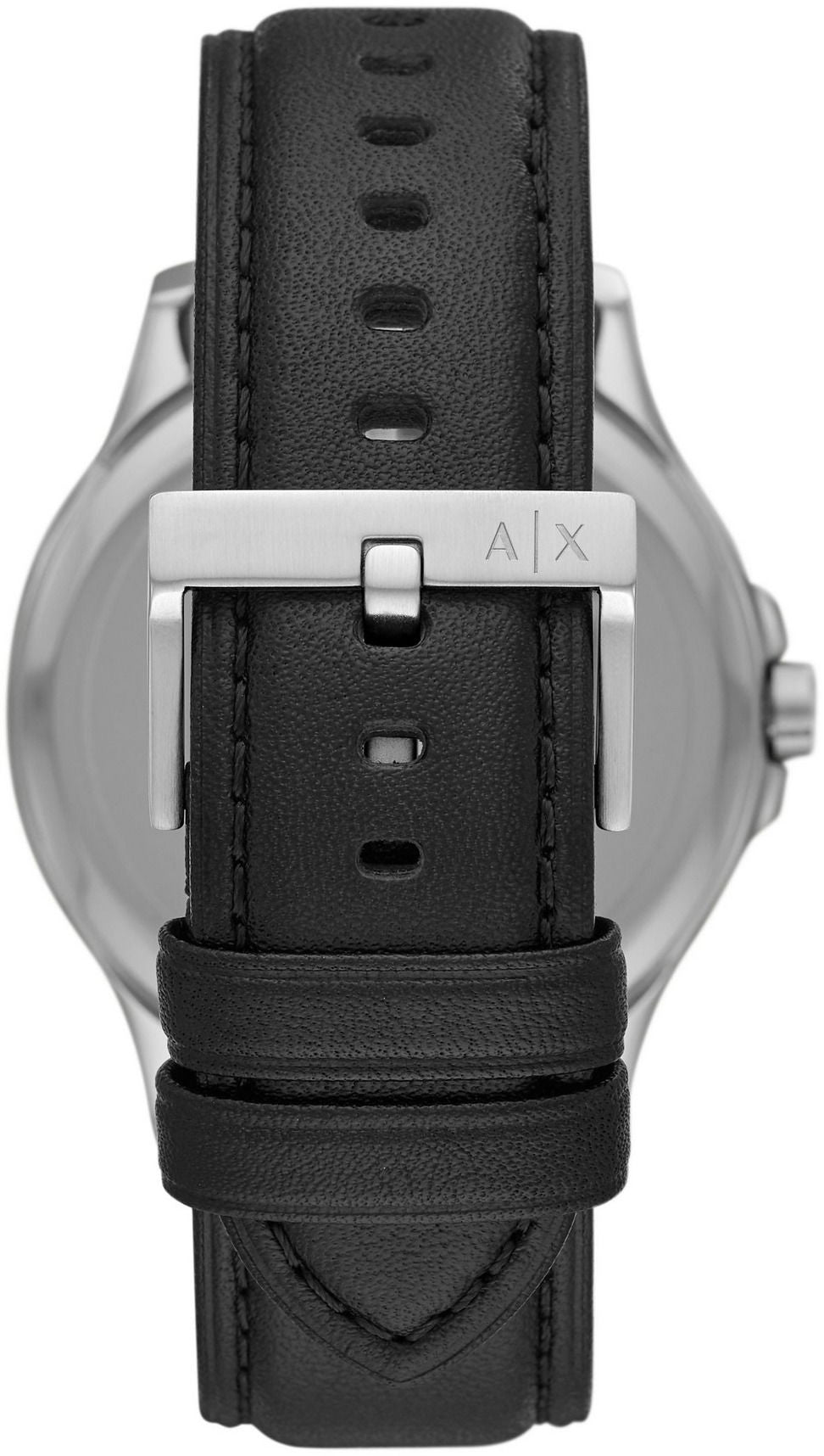  Shop Authentic Armani Exchange Hampton Chronograph Black Dial Black Leather Strap Watch For Men - AX2101 - Luxxuri