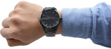  Shop Authentic Armani Exchange Hampton Chronograph Black Dial Black Steel Strap Watch For Men - AX2104 - Luxxuri