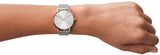  Shop Authentic Armani Exchange Lola Analog White Dial Silver Mesh Strap Watch For Women - AX5537 - Luxxuri