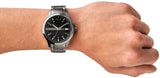  Shop Authentic Armani Exchange Hampton Chronograph Black Dial Silver Steel Strap Watch For Men - AX2103 - Luxxuri