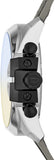  Shop Authentic Diesel Mega Chief Quartz Black Dial Grey Leather Strap Watch For Men - DZ4523 - Luxxuri