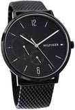 Shop Authentic Tommy Hilfiger Brooklyn Black Dial Black Mesh Bracelet Watch for Men - 1791507 - Luxxuri
