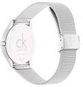  Shop Authentic Calvin Klein Minimal Silver Dial Silver Mesh Bracelet Watch for Men - K3M2112Z - Luxxuri