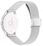  Shop Authentic Calvin Klein Minimal Silver Dial Silver Mesh Bracelet Watch for Men - K3M2112Z - Luxxuri