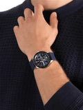  Shop Authentic Tommy Hilfiger Austin Quartz Blue Dial Blue Rubber Strap Watch for Men - 1791635 - Luxxuri