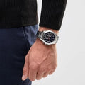  Shop Authentic Tommy Hilfiger Hudson Chronograph Quartz Blue Dial Silver Steel Strap Watch For Men - 1791228 - Luxxuri