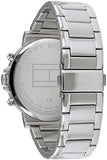  Shop Authentic Tommy Hilfiger Chronograph Grey Dial Silver Steel Strap Watch for Men - 1710382 - Luxxuri