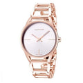  Shop Authentic Calvin Klein Stately White Dial Rose Gold Steel Strap Watch for Women - K3G23626 - Luxxuri