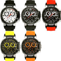 Tissot T Race Chronograph White Dial Black Rubber Strap Watch for Men - T048.417.27.037.00
