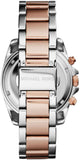  Shop Authentic Michael Kors Blair Chronograph Black Dial Two Tone Steel Strap Watch For Women - MK6093 - Luxxuri