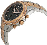  Shop Authentic Michael Kors Blair Chronograph Black Dial Two Tone Steel Strap Watch For Women - MK6093 - Luxxuri