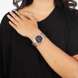 Shop Authentic Michael Kors Blair Chronograph Black Dial Two Tone Steel Strap Watch For Women - MK6093 - Luxxuri