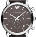  Shop Authentic Emporio Armani Classic Chronograph Brown Dial Brown Leather Strap Watch For Men - AR1734 - Luxxuri