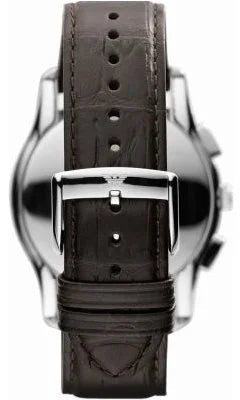  Shop Authentic Emporio Armani Valente Chronograph Brown Dial Brown Leather Strap Watch For Men - AR1785 - Luxxuri