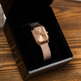  Shop Authentic Emporio Armani Joy Quartz Rose Gold Dial Rose Gold Mesh Bracelet Watch For Women - AR11347 - Luxxuri
