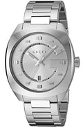  Shop Authentic Gucci GG2570 Silver Dial Silver Steel Strap Watch For Men - YA142308 - Luxxuri