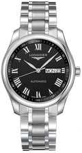  Shop Authentic Longines Master Collection Automatic Day Date Black Dial Silver Steel Strap Watch for Men - L2.755.4.51.6 - Luxxuri