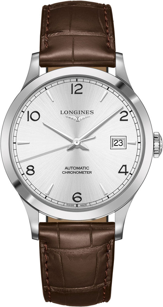  Shop Authentic Longines Record Automatic Stainless Steel 40mm Watch for Men - L2.821.4.76.2 - Luxxuri
