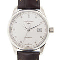  Shop Authentic Longines Master Collection Automatic 40mm White Dial Brown Leather Strap Watch for Men - L2.793.4.77.3 - Luxxuri
