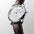  Shop Authentic Longines Master Collection Automatic 38.5mm Silver Diamond Dial Brown Leather Strap Watch for Men - L2.755.4.77.3 - Luxxuri