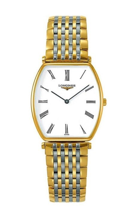  Shop Authentic Longines La Grande Classique de Longines Tonneau 22 Gold Watch for Women - L4.205.2.11.7 - Luxxuri
