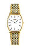  Shop Authentic Longines La Grande Classique de Longines Tonneau 22 Gold Watch for Women - L4.205.2.11.7 - Luxxuri