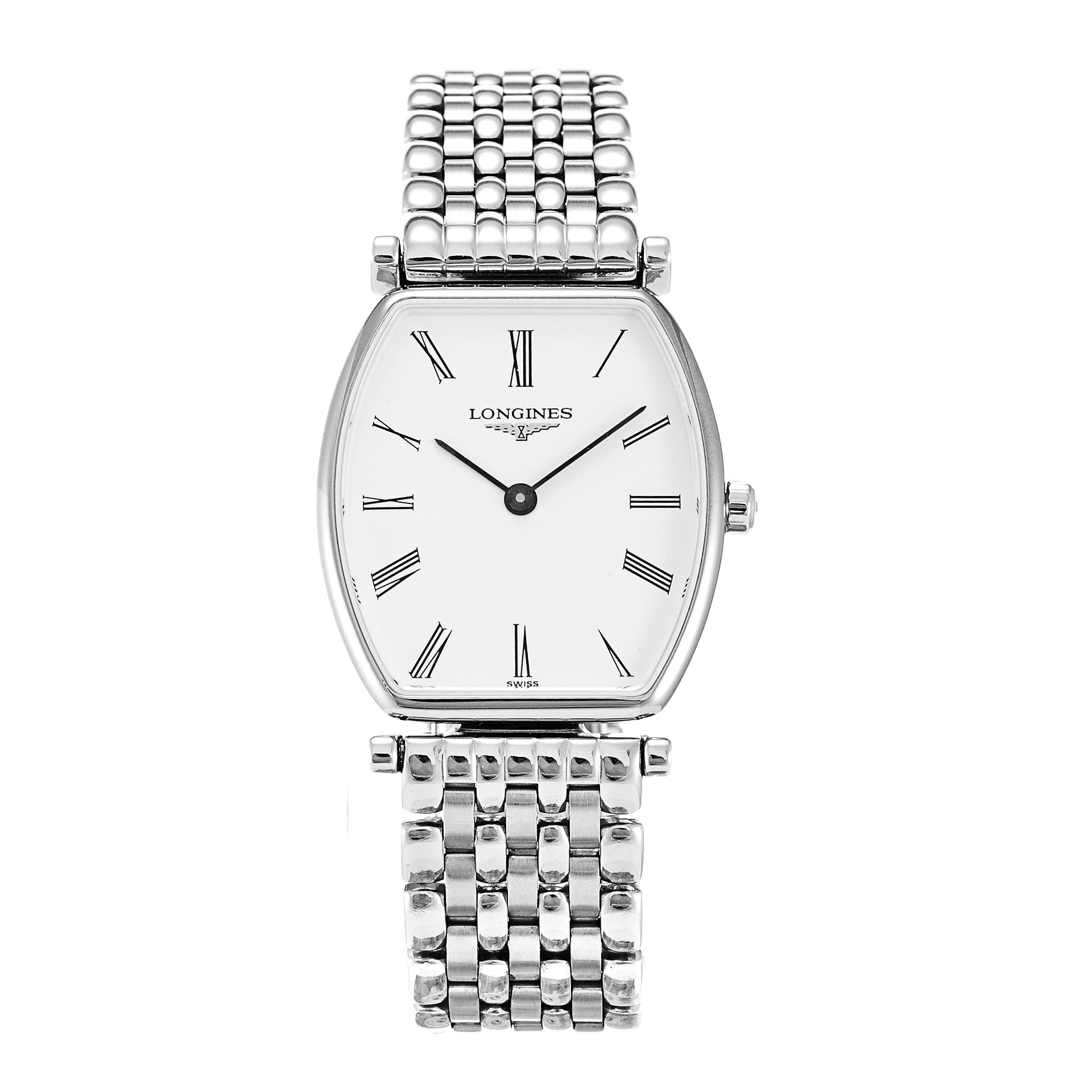  Shop Authentic Longines La Grande Classique de Longines Tonneau White Dial Silver Steel Strap Watch for Women - L4.205.4.11.6 - Luxxuri