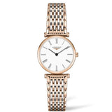  Shop Authentic Longines La Grande Classique De Longines White Dial Two Tone Mesh Bracelet Watch for Women - L4.209.1.91.7 - Luxxuri