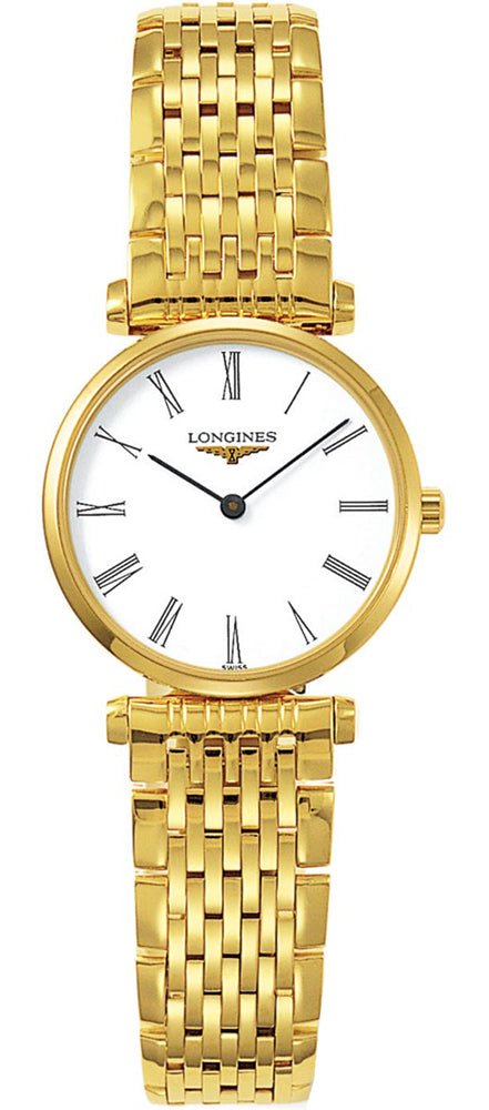  Shop Authentic Longines La Grande Classique De Longines White Dial Gold Steel Strap Watch for Women - L4.209.2.11.8 - Luxxuri