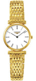 Shop Authentic Longines La Grande Classique De Longines White Dial Gold Steel Strap Watch for Women - L4.209.2.11.8 - Luxxuri